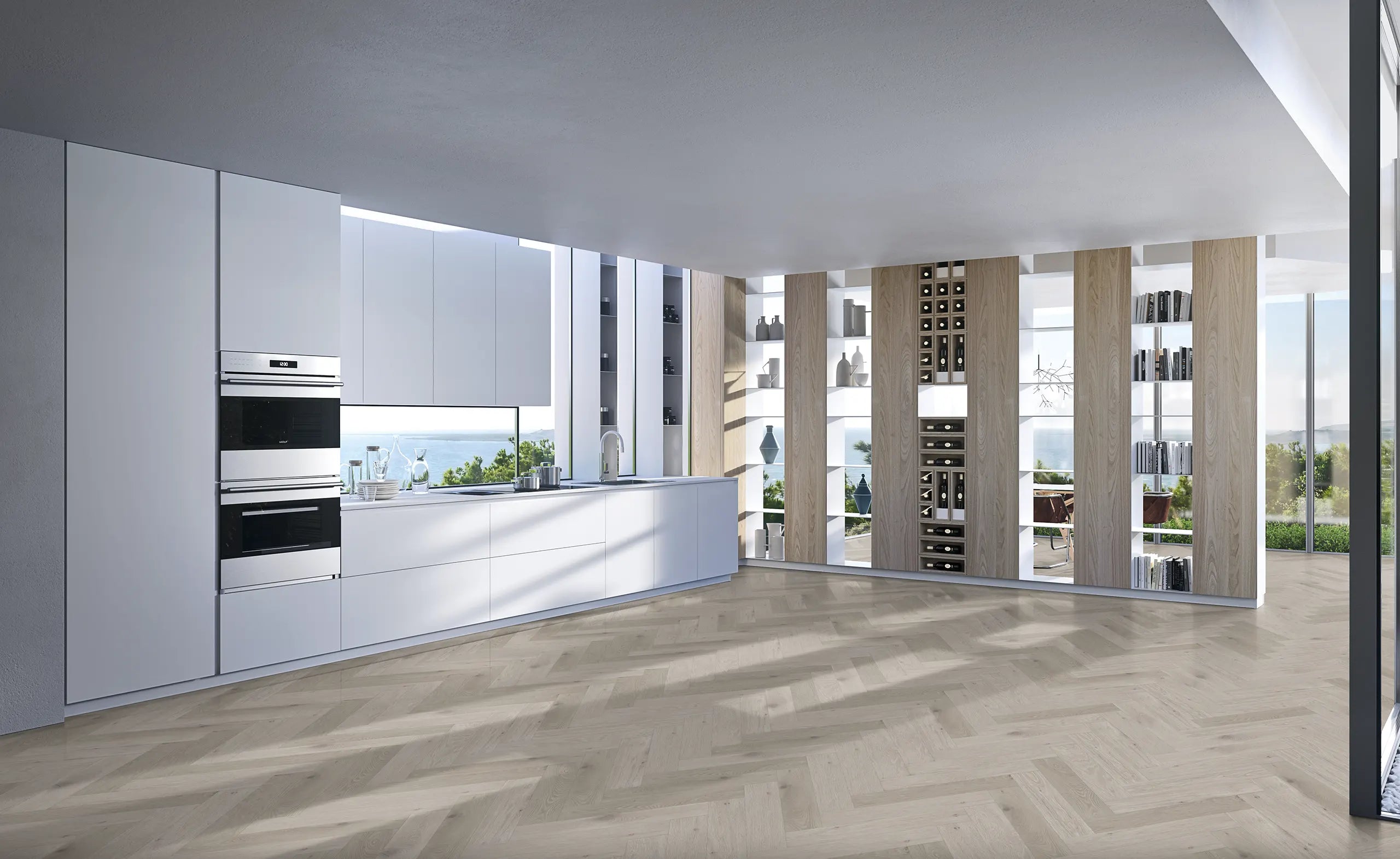 Duchateau Herringbone Global Winds - HARMATTAN (5" x 24")