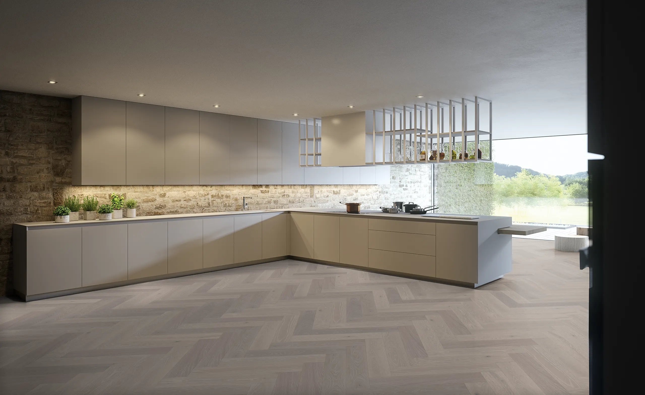 Duchateau Herringbone Global Winds - LEVANTE (5" x 24")