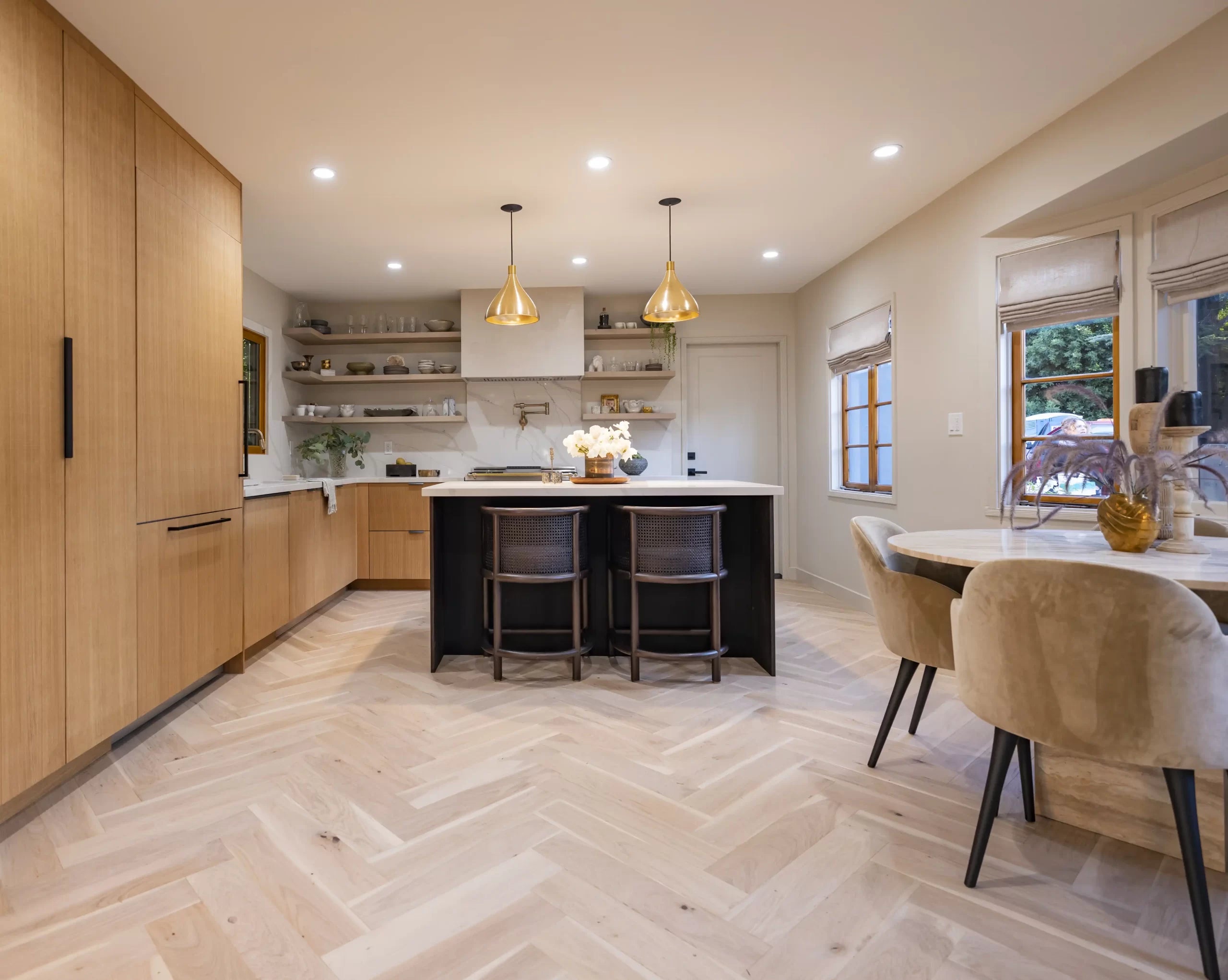 Duchateau Herringbone Terra - TAIGA (5/8 x 5")