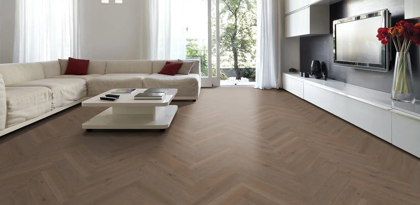 Duchateau Herringbone Terra - MONTANE (5/8 x 5")