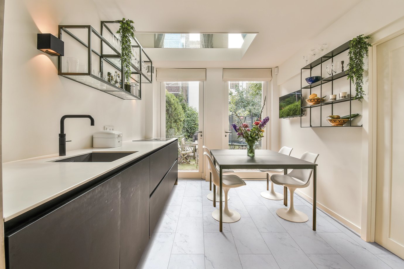 COREtec Plus Tile WPC - 12" Bianco Marble ($6.59 p/sf) VV872-12269