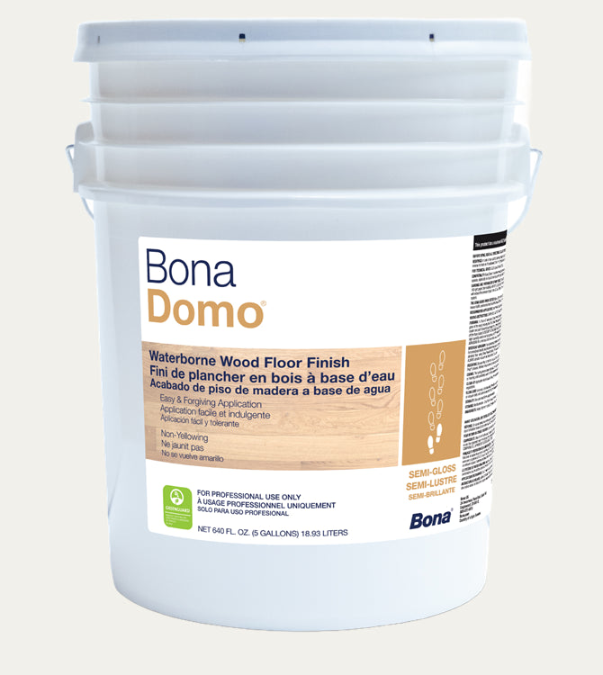 Bona Domo Satin-Matte (5Gal) - Waterborne Wood Floor Finish