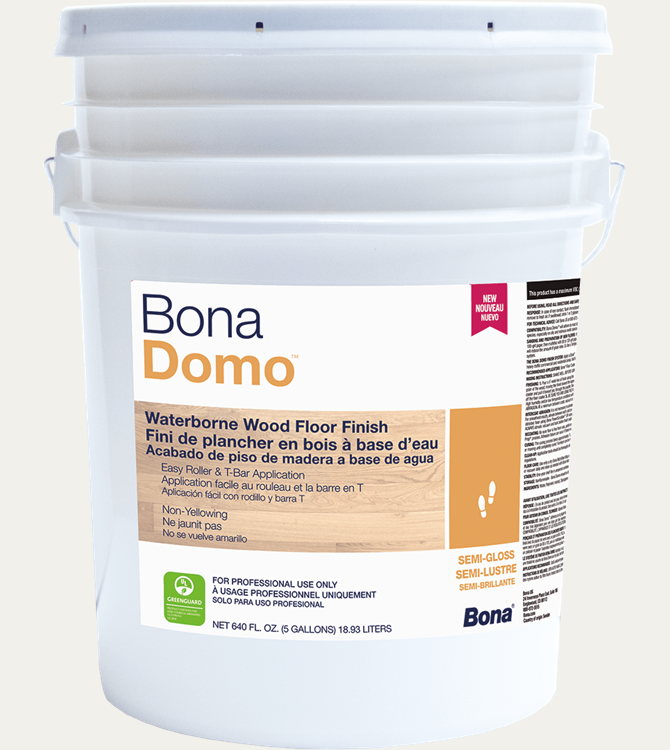 Bona Domo Semi-Gloss (5gal) - Waterborne Wood Floor Finish