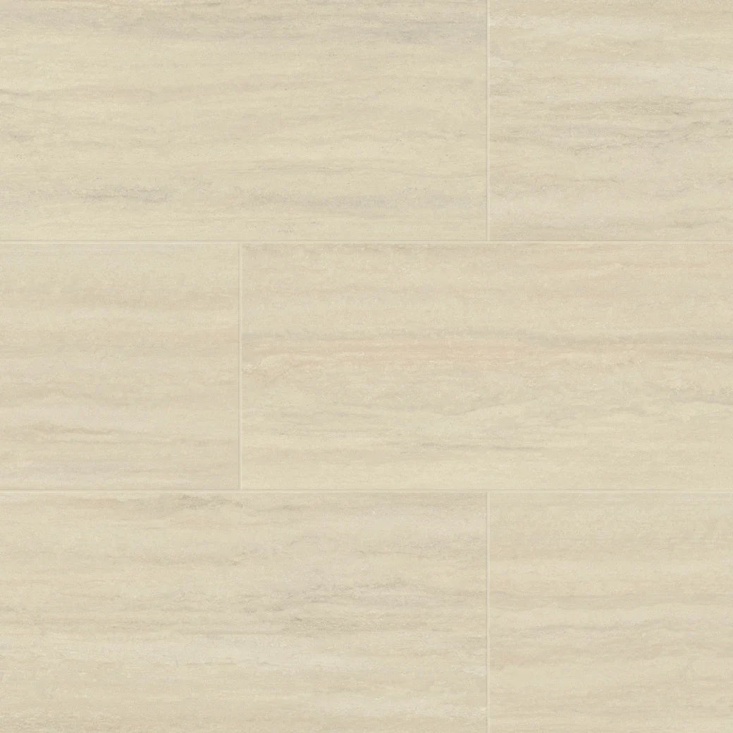 Karndean Knight Art Select Gluedown - 18" x 36" Champagne Travertino LM38