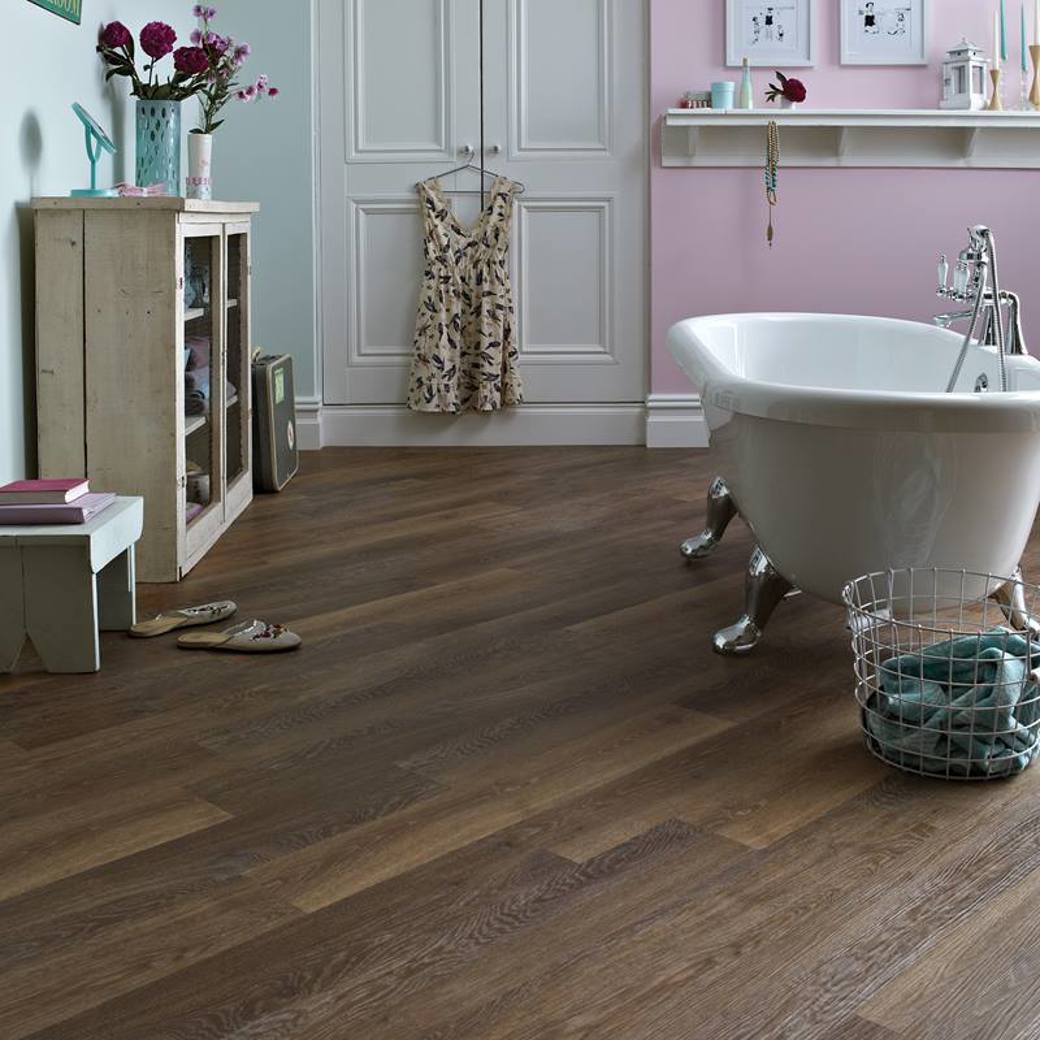 Karndean Knight Tile Gluedown - 6" x 36" Mid Limed Oak KP96