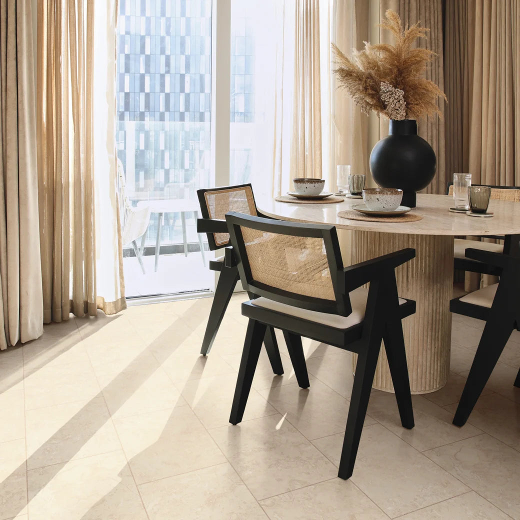 Karndean Knight Tile Gluedown - 12" x 18" Natural Limestone ST33