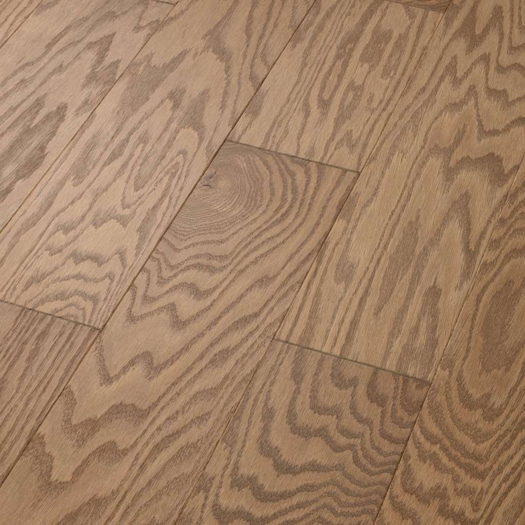 Eclectic Oak by Shaw Floors features the distinctive graining and detail of red oak hardwood. Pillowed edges and ends give each plank a more pronounced sculpted effect, which enhances the versatile vintage look.