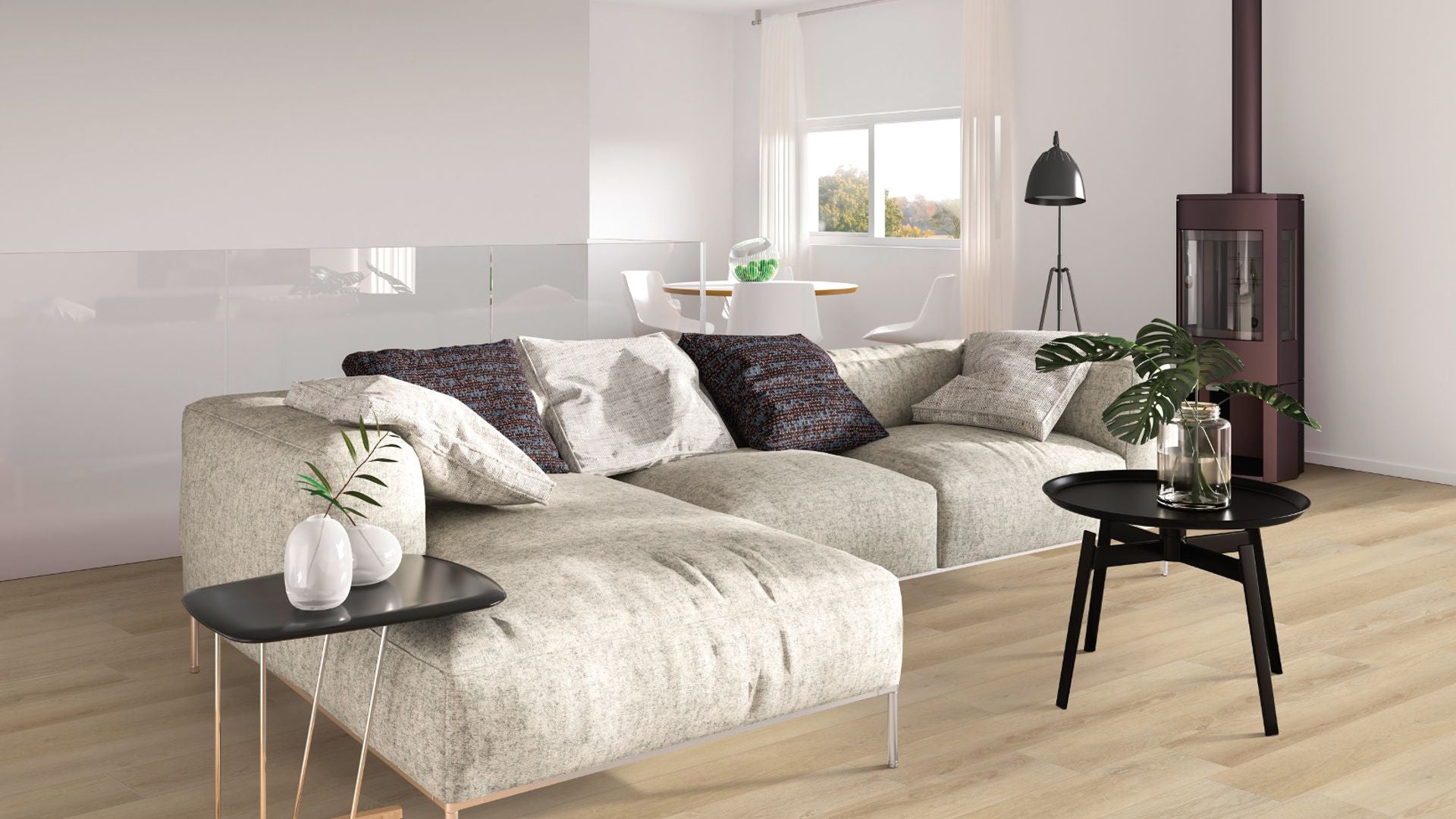 COREtec Plus Enhanced Planks - 7" Aurora Oak ($6.89 p/sf) VV012-00771