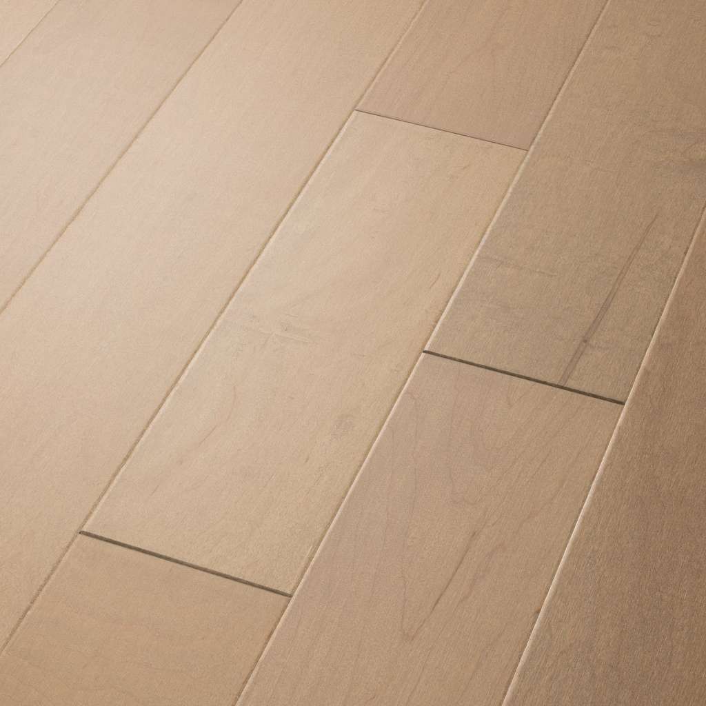 Eclectic Maple by Shaw Floors highlights maple's natural beauty and character with smooth texture and low-gloss sheen. Pillowed edges and ends give each plank a more pronounced sculpted effect which enhances the versatile vintage look