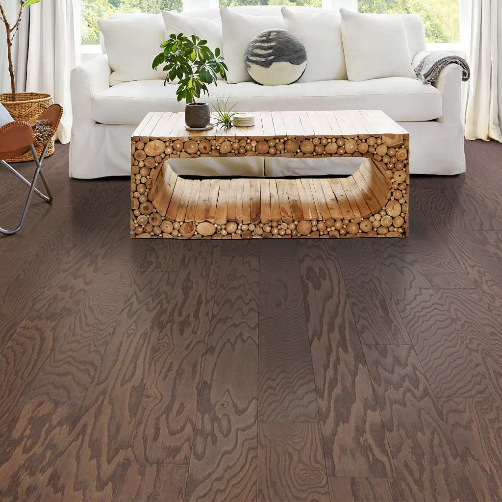 Shaw Hardwood Albright Oak 5" - Kona Lg ($5.79 p/sf) SW582-07091