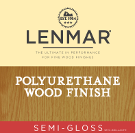 Lenmar Polyurethane Semi Gloss Oil-Based Wood Floor Finish - Quart
