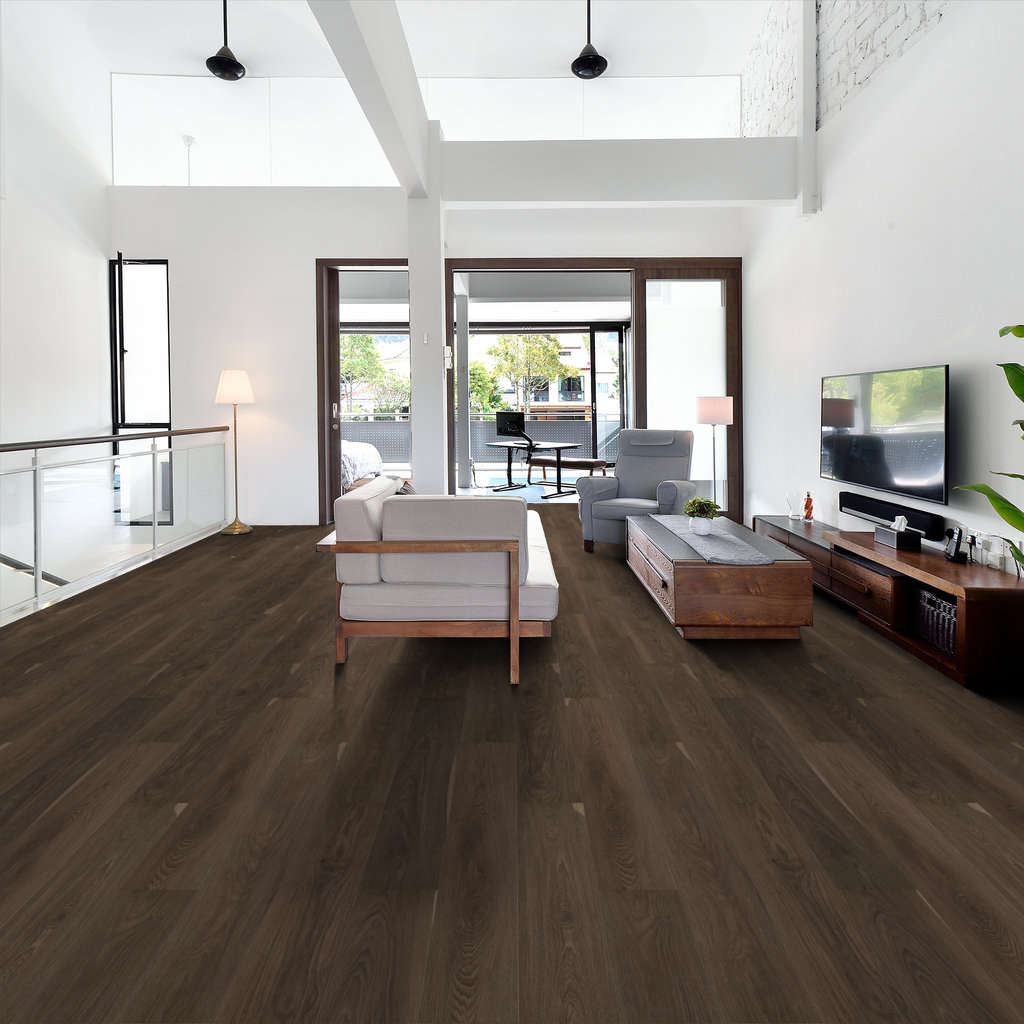 Shaw Pantheon HD+ Natural Bevel - CHARRED EARTH 1051V-07232