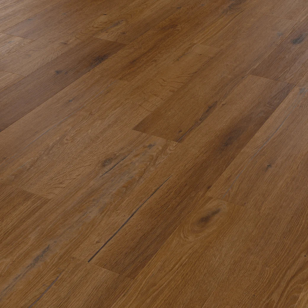 Karndean Knight Tile Rigid Core - 6" x 36" Russet Character Oak SCB-KP163-6