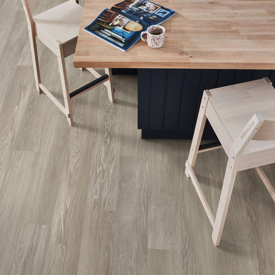 Karndean Knight Tile Rigid Core - 6" x 36" Grey Limed Oak SCB-KP138-6