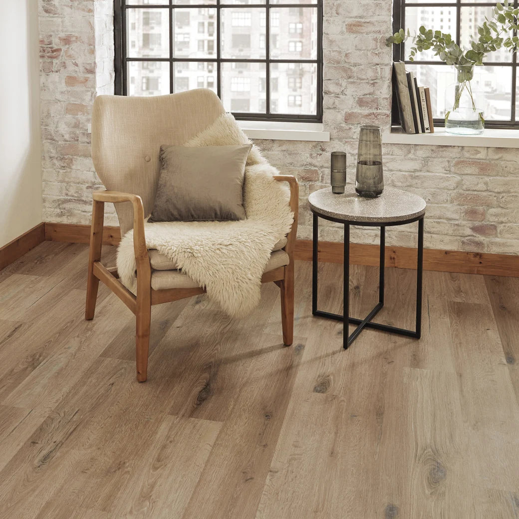 Karndean Knight Tile Gluedown - 6" x 36" Washed Washed Character Oak KP144