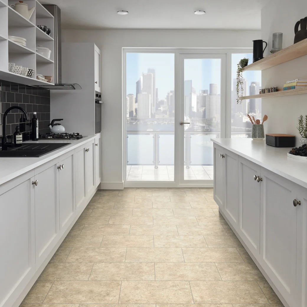 Karndean Knight Tile Gluedown - 12" x 18" Soapstone ST5-18