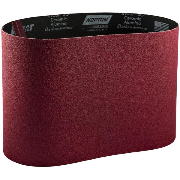 Red Heat 50 Grit 8 Inch (7-7/8 x 29-1/2) Floor Sanding Belts