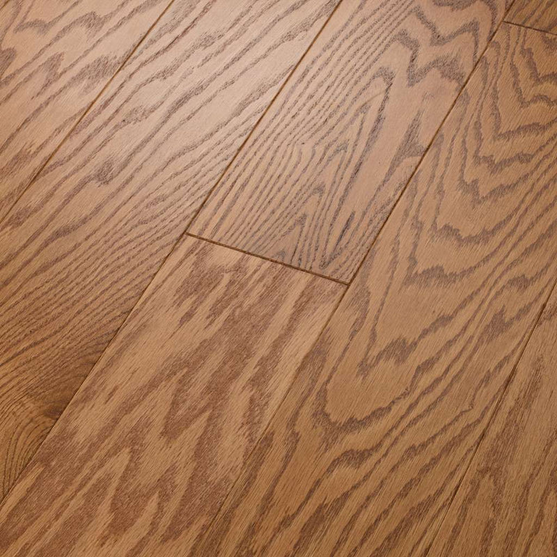 Style	SW582 ALBRIGHT OAK 5 Color	00223 Caramel Collection	SHAW HARDWOODS Species	RED OAK (QUERCUS SPP) Construction	Engineered Plank Width	5" Plank Length	Multiple Nominal Plank Thickness	3/8" Finish	ScufResist Platinum Sq. Ft. Per Box	23.66 Edge Profile	MICRO BEVEL Surface Texture	SMOOTH Installation Method	NAIL, STAPLE, GLUE, FLOATING Installation Grade	ABOVE, ON, BELOW Radiant Heat	Yes Color Variation	High Gloss Level	20%