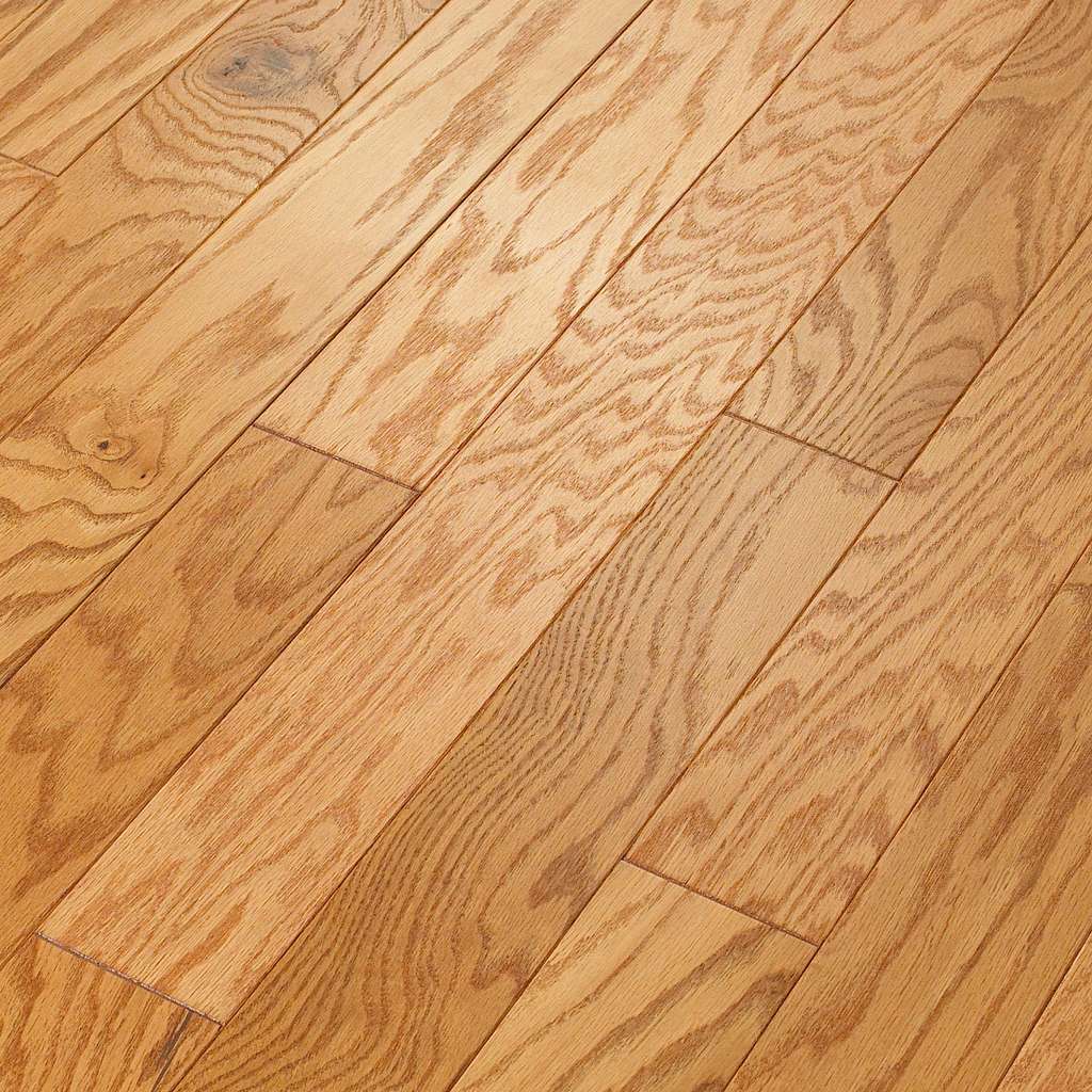 Classic hardwood flooring in both traditional and modern colors. This oak hardwood floor showcases the charm and natural beauty of hardwood, accentuated with a wide range of character. Offered in 3 1/4" and 5" widths.