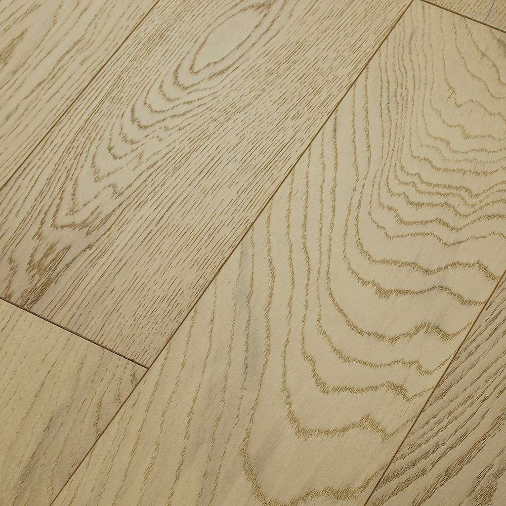 With an abundance of the natural charm that makes hardwood floors so desirable, Couture Oak is white oak at its finest. Subtle wirebrushing and stylish 7 1/2" width plank let the beauty of the wood shine through for a timeless look that ages gracefully.