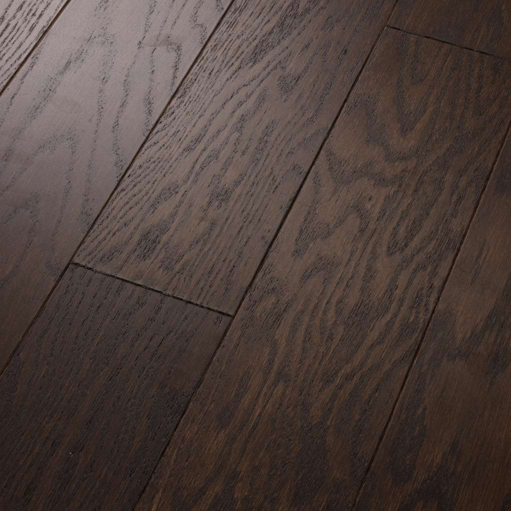 Classic hardwood flooring in both traditional and modern colors. This oak hardwood floor showcases the charm and natural beauty of hardwood, accentuated with a wide range of character. Offered in 3 1/4" and 5" widths.