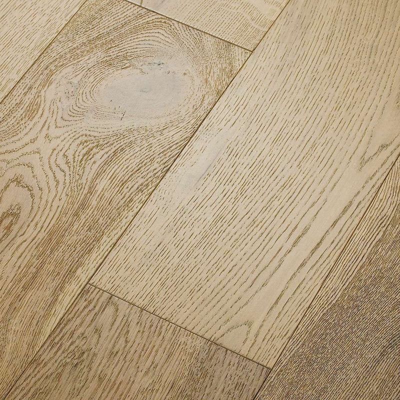 With an abundance of the natural charm that makes hardwood floors so desirable, Couture Oak is white oak at its finest. Subtle wirebrushing and stylish 7 1/2" width plank let the beauty of the wood shine through for a timeless look that ages gracefully.