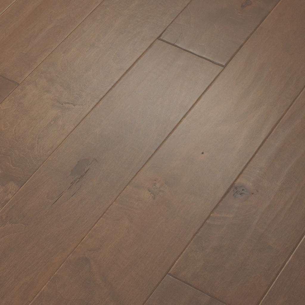 Subtle scraped maple flooring in bold, rich colors. Also available in a smooth surface version, Ocala.