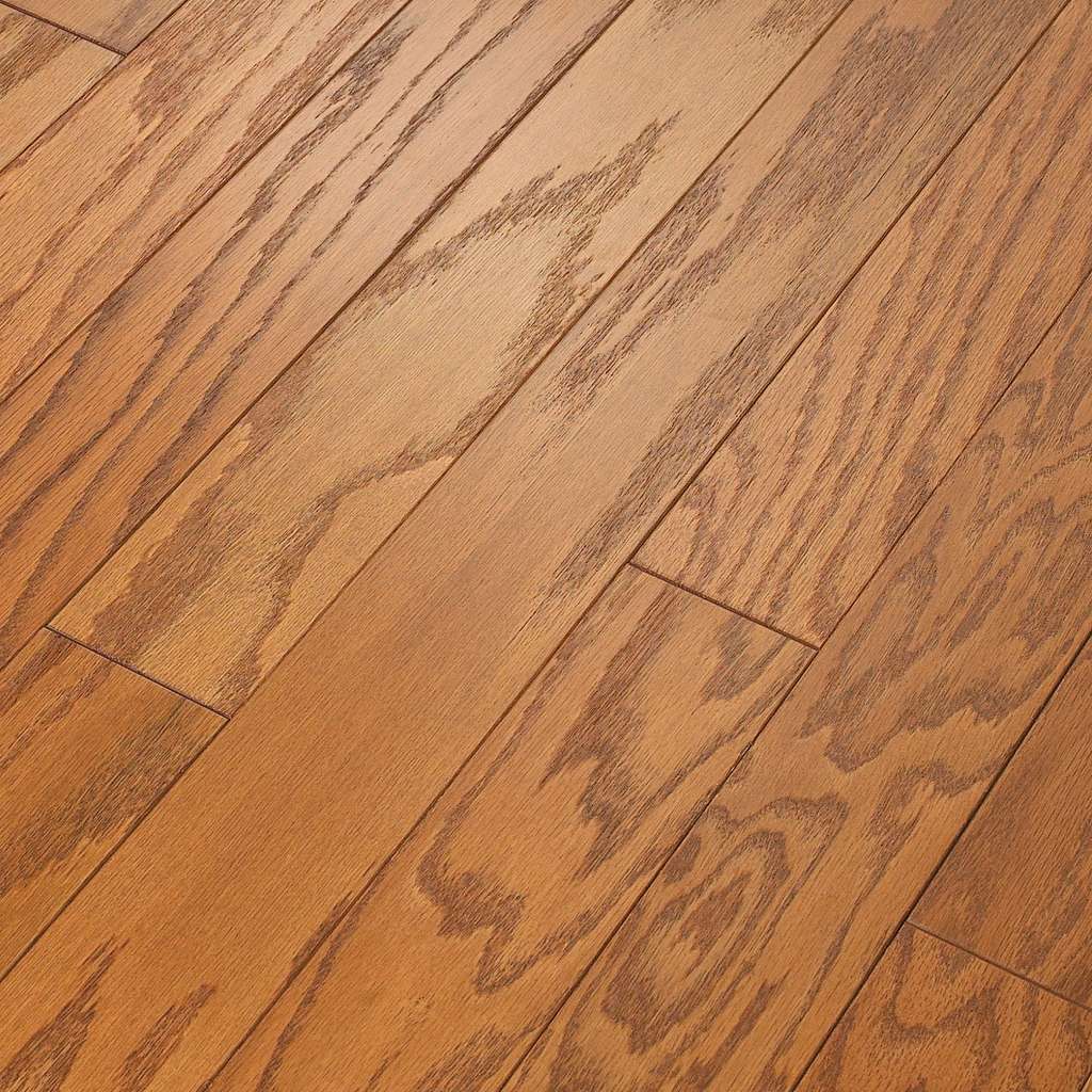 Classic hardwood flooring in both traditional and modern colors. This oak hardwood floor showcases the charm and natural beauty of hardwood, accentuated with a wide range of character. Offered in 3 1/4" and 5" widths.