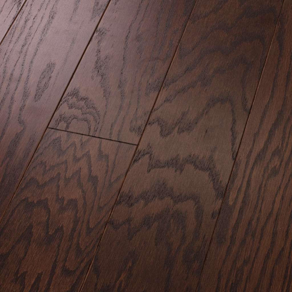 Classic hardwood flooring in both traditional and modern colors. This oak hardwood floor showcases the charm and natural beauty of hardwood, accentuated with a wide range of character. Offered in 3 1/4" and 5" widths.