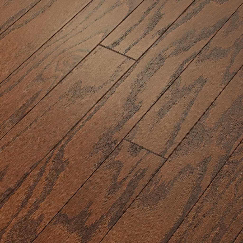 Classic hardwood flooring in both traditional and modern colors. This oak hardwood floor showcases the charm and natural beauty of hardwood, accentuated with a wide range of character. Offered in 3 1/4" and 5" widths.