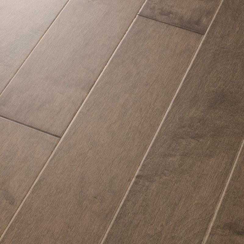 Eclectic Maple by Shaw Floors highlights maple's natural beauty and character with smooth texture and low-gloss sheen. Pillowed edges and ends give each plank a more pronounced sculpted effect which enhances the versatile vintage look   