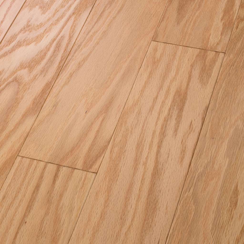 Classic hardwood flooring in both traditional and modern colors. This oak hardwood floor showcases the charm and natural beauty of hardwood, accentuated with a wide range of character. Offered in 3 1/4" and 5" widths.